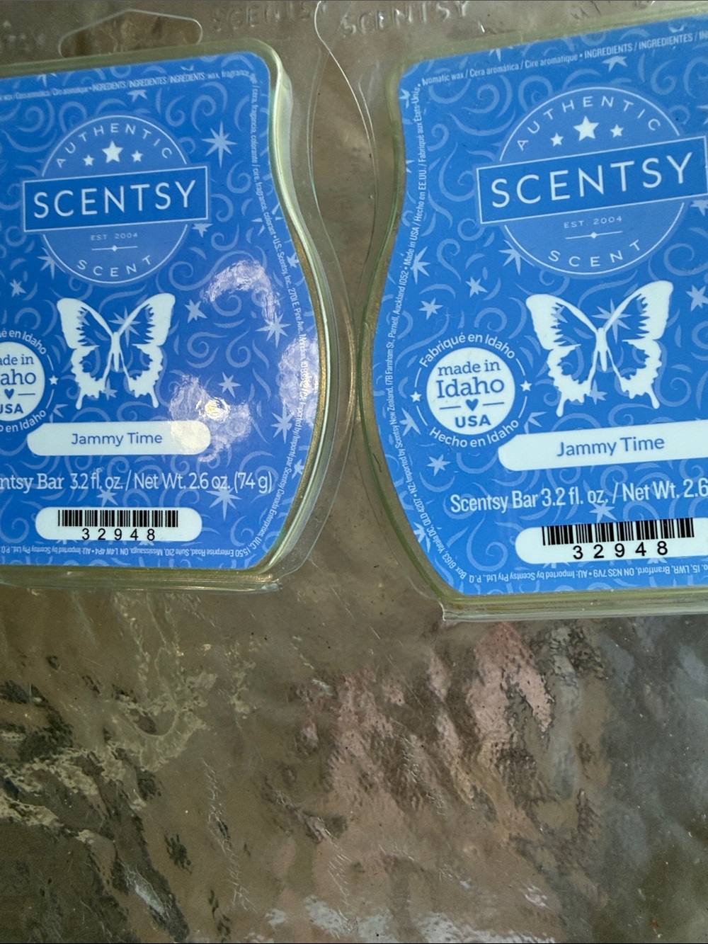 Scentsy Jammy Time Wax Bar - Blue